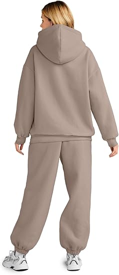 AUTOMET Womens 2 Piece Outfits Lounge Hoodie Sweatsuit