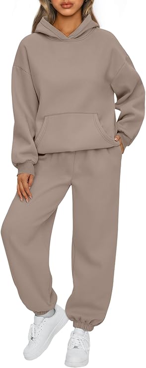 AUTOMET Womens 2 Piece Outfits Lounge Hoodie Sweatsuit