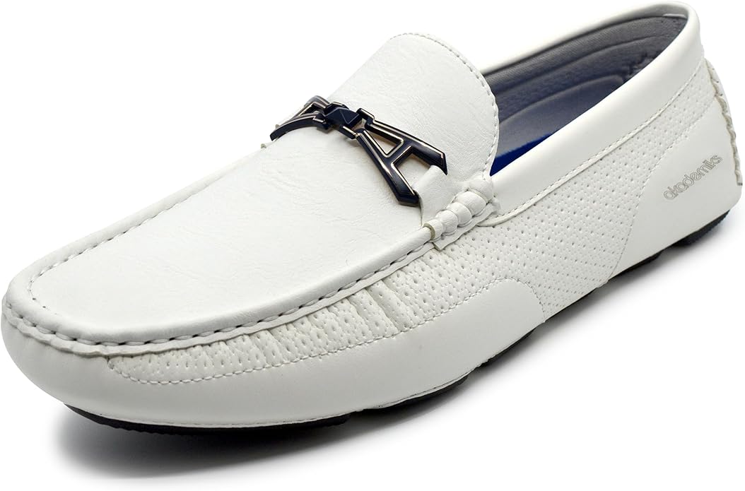 AKADEMIKS Men's Memory Foam Slip On Driving Loafers Stylish